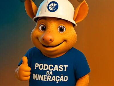 Podcast da Mineração ganha mascote